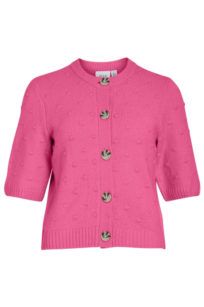 VISOFIE L/S KNIT CARDGIAN 6 14111657 Sangria Sunset